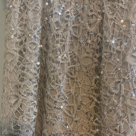 Miss Me MM Couture Taupe Sequin Embellished Dress Sz M - Picture 3 of 7